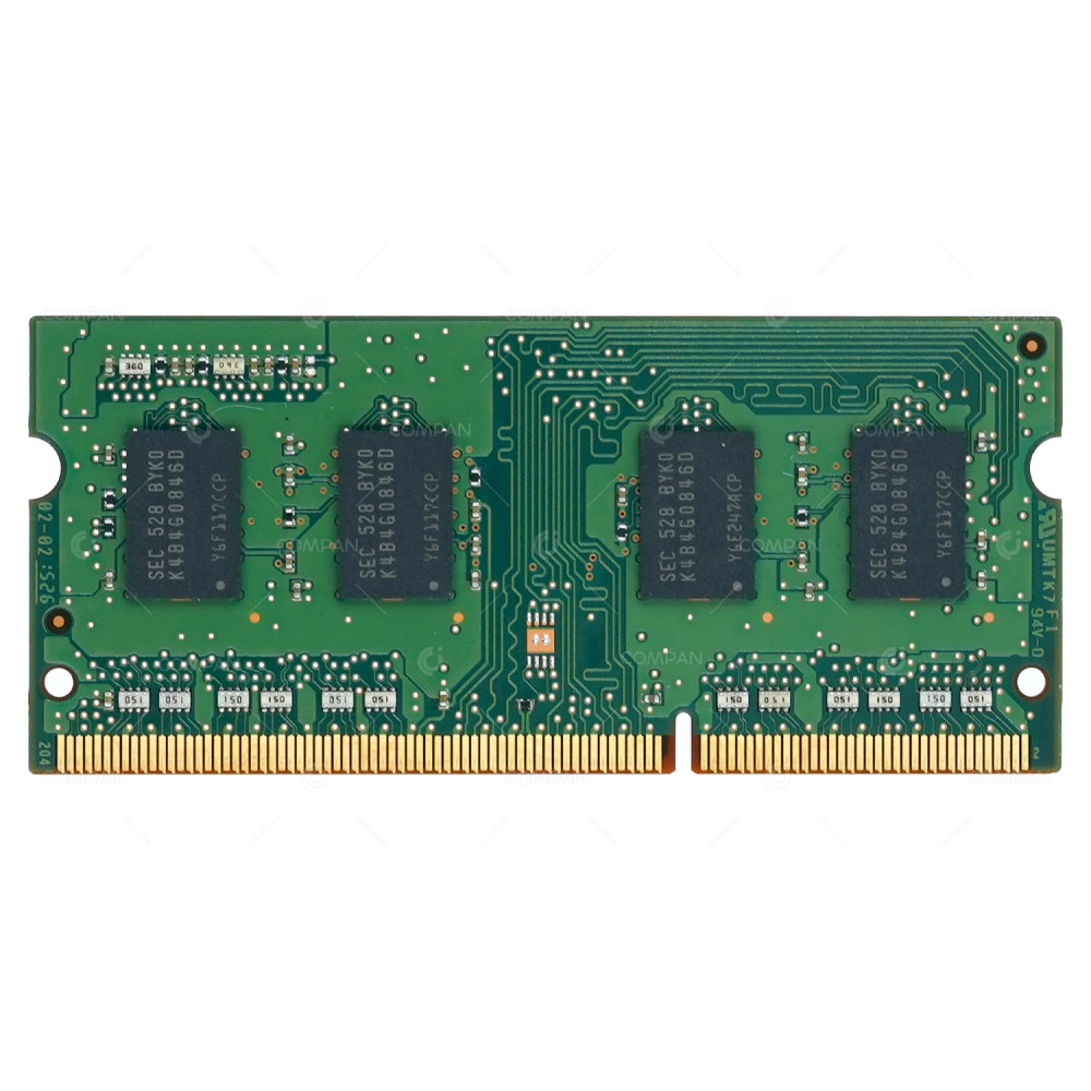 M471B5173DB0-YK0 SAMSUNG MEMORY 4GB 1RX8 PC3 12800S SODIMM DDR3L FOR LAPTOPS -